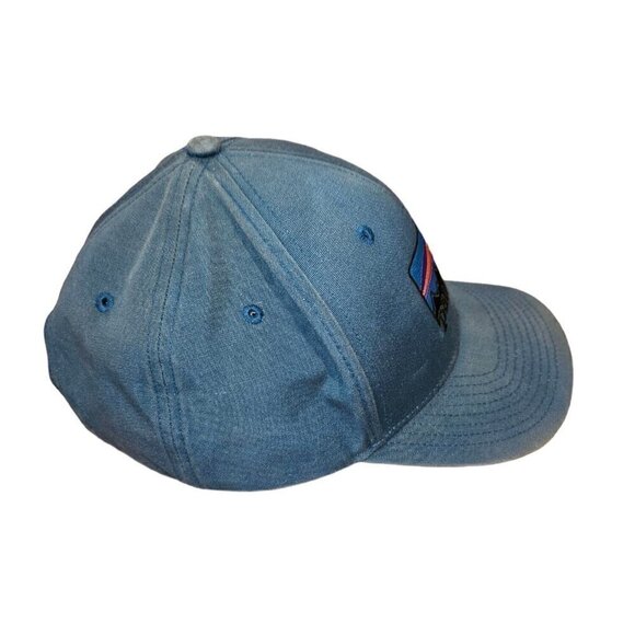 Patagonia Hat Mens Blue Snapback Canvas Cap One Size Adjustable Outdoors Logo - Picture 3 of 9